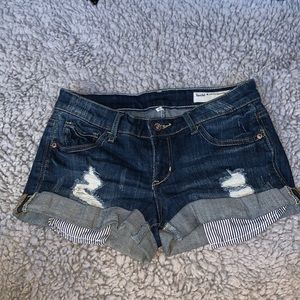 Low Rise Jean Shorts